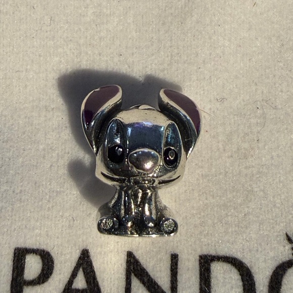 Pandora Silver and Blue Stitch Charms - Picture 5 of 7